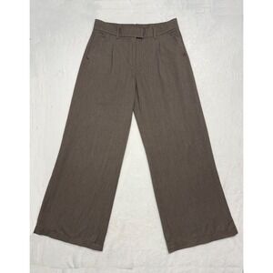 AE Baggy Wide Leg Trousers Women's Size 10 American Eagle Brown